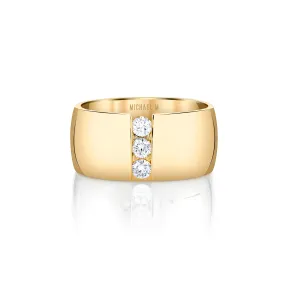 0.30ctw Diamond Orb Split Cigar Ring