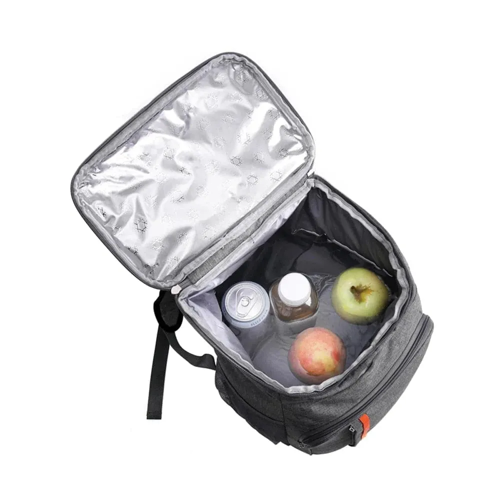 18L Large Capacity Leak Proof Lunch Backpack Thermal and Warm Insulated Bag Outdoor Food and Beverage Storage Shoulder Bag