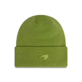 2024 McLaren Racing Seasonal Cuffed Knitted Unisex Winter Beanie - Green