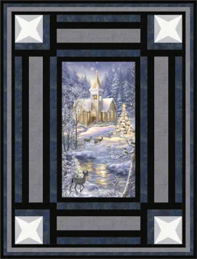 A Midnight Clear Quilt Pattern PS-1048 - Paper Pattern