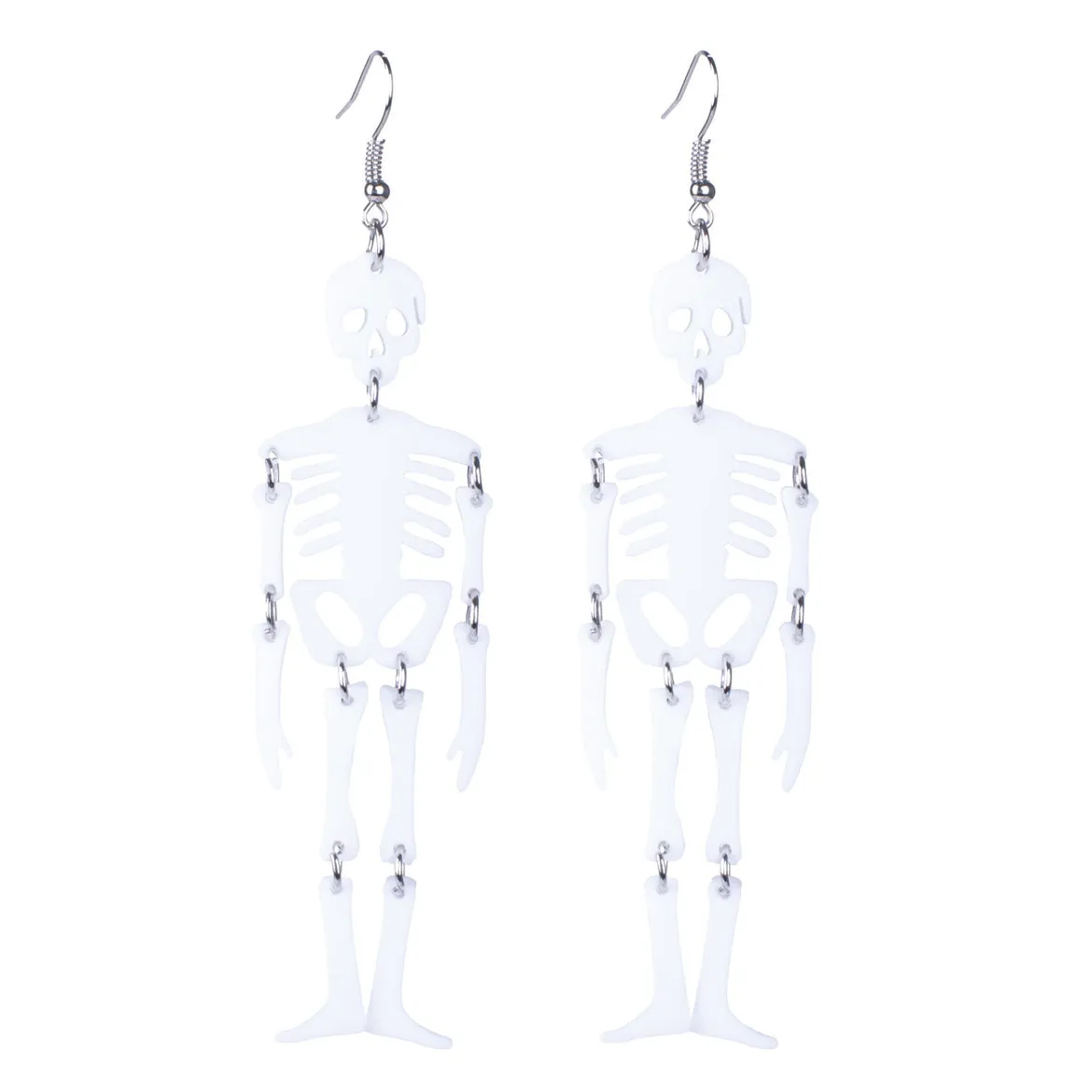 Acrylic Skeleton Dangle Earrings