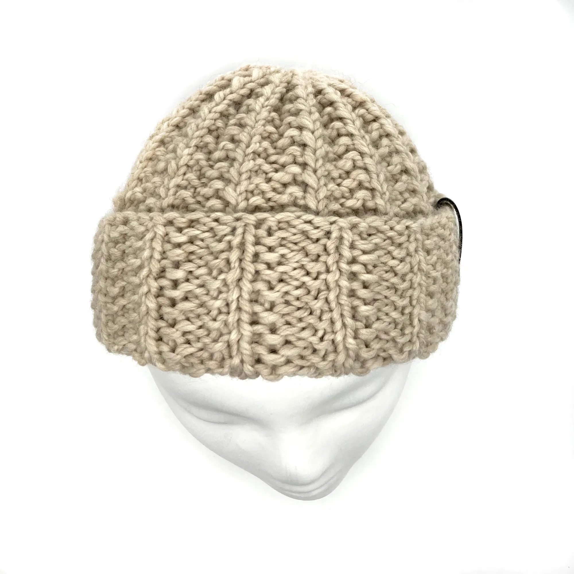 Adult Knit Beanie | Wine | Slouchy or Watchman cap | Knit Witts Global