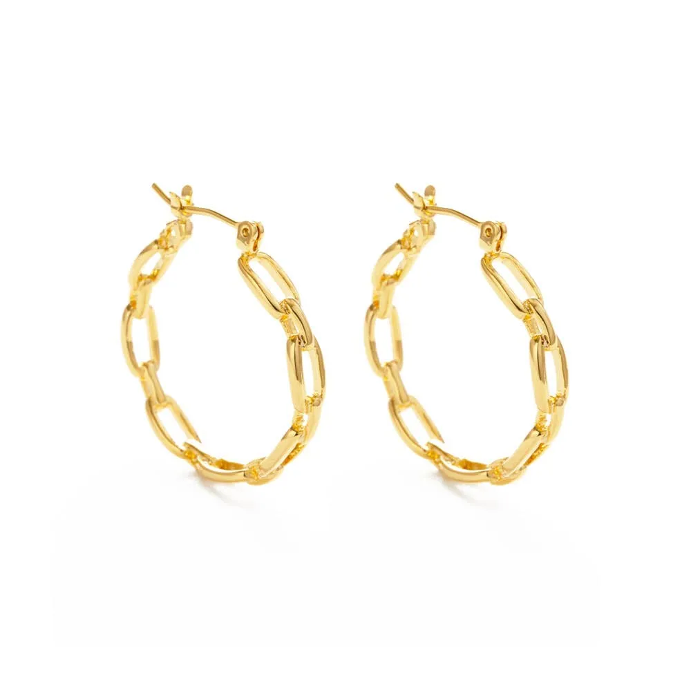 Amano Studio - Small Chain Hoop Earrings