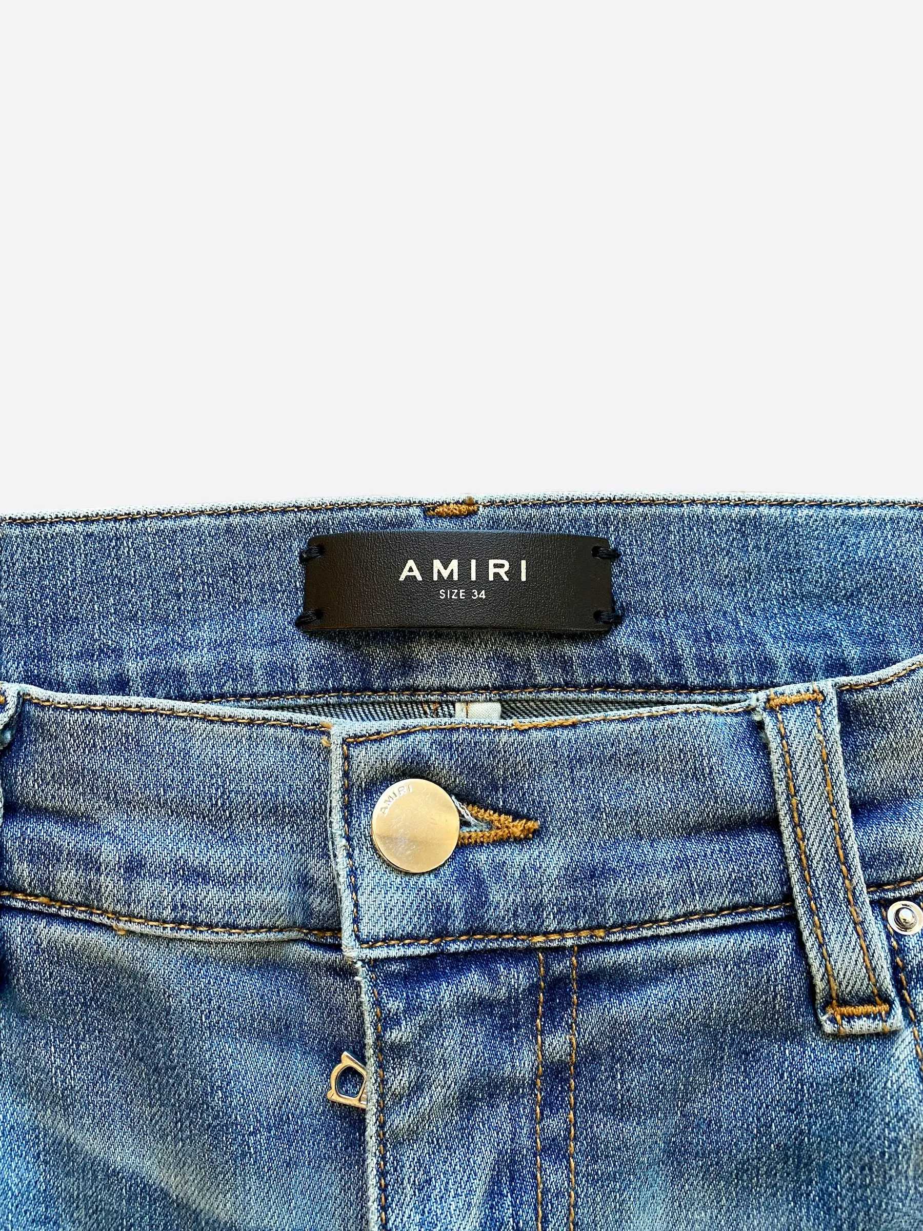 Amiri Indigo Distressed MX1 Jeans