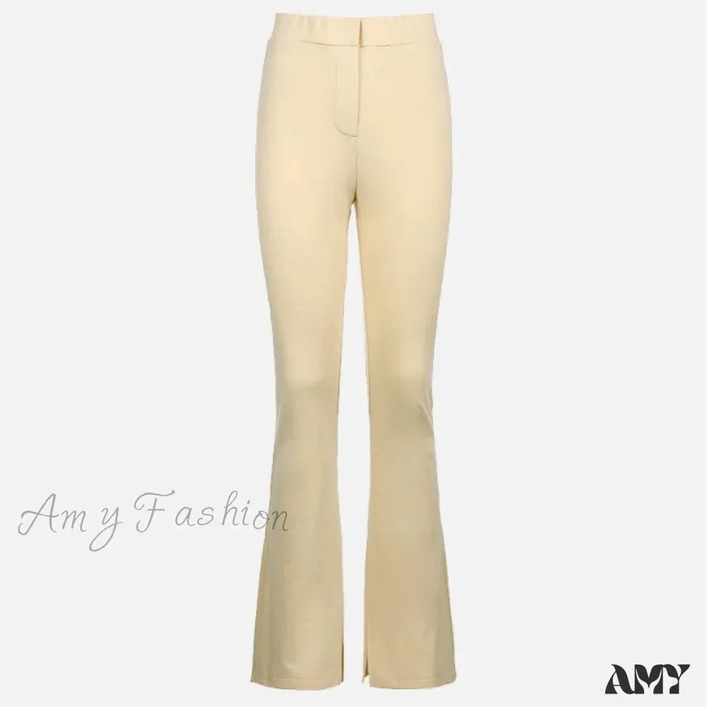 Amy Fashion - High Waist Sweatpants Sports Pants