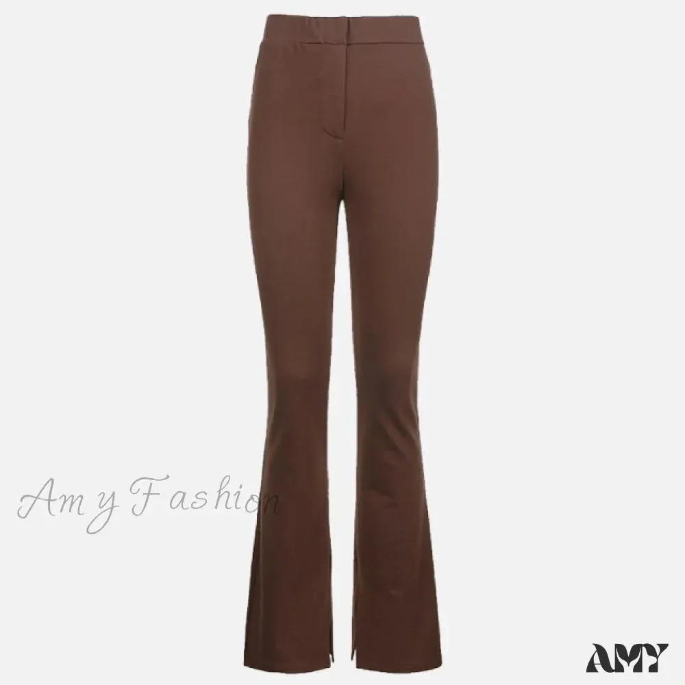 Amy Fashion - High Waist Sweatpants Sports Pants