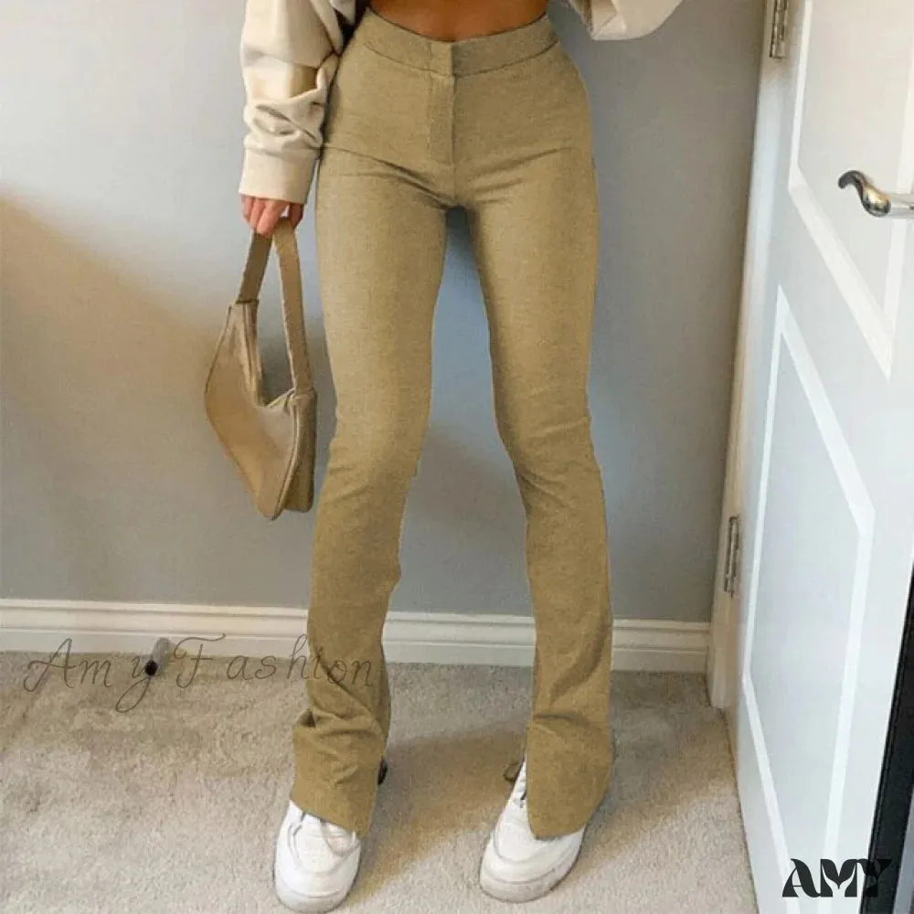 Amy Fashion - High Waist Sweatpants Sports Pants