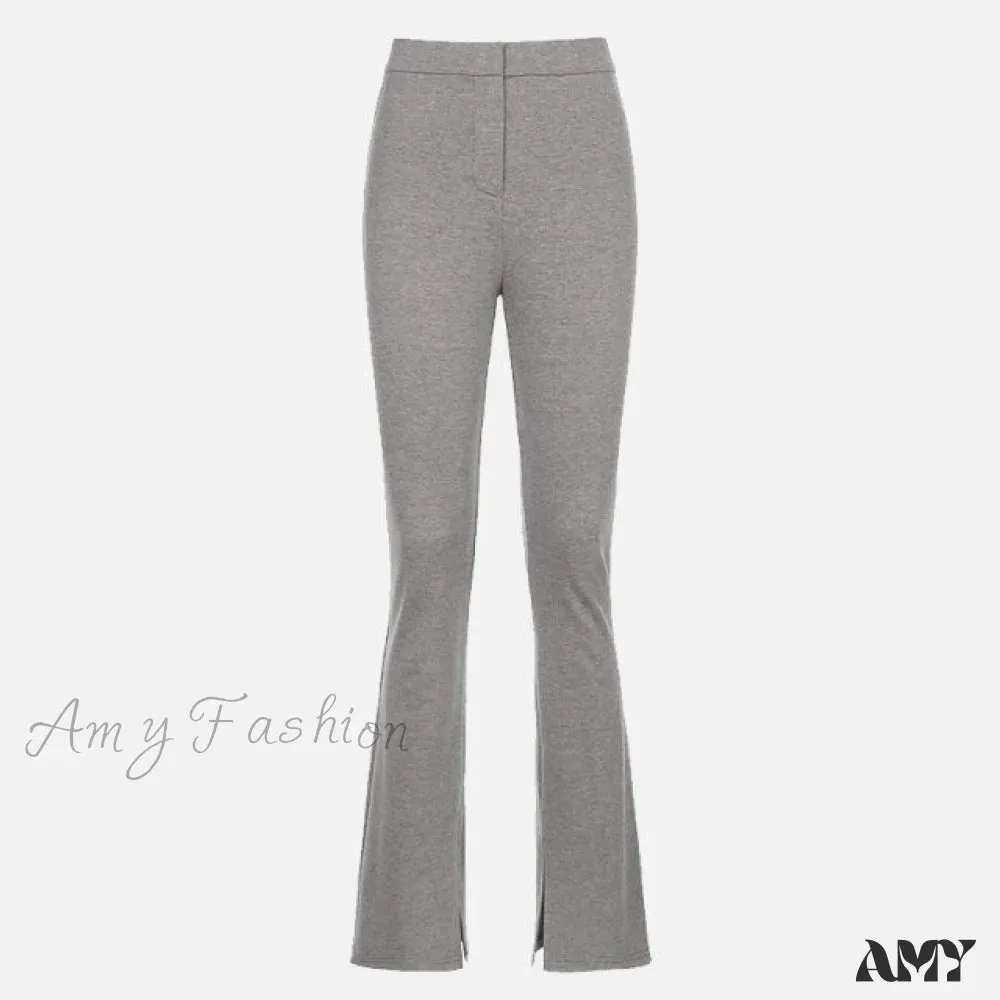 Amy Fashion - High Waist Sweatpants Sports Pants