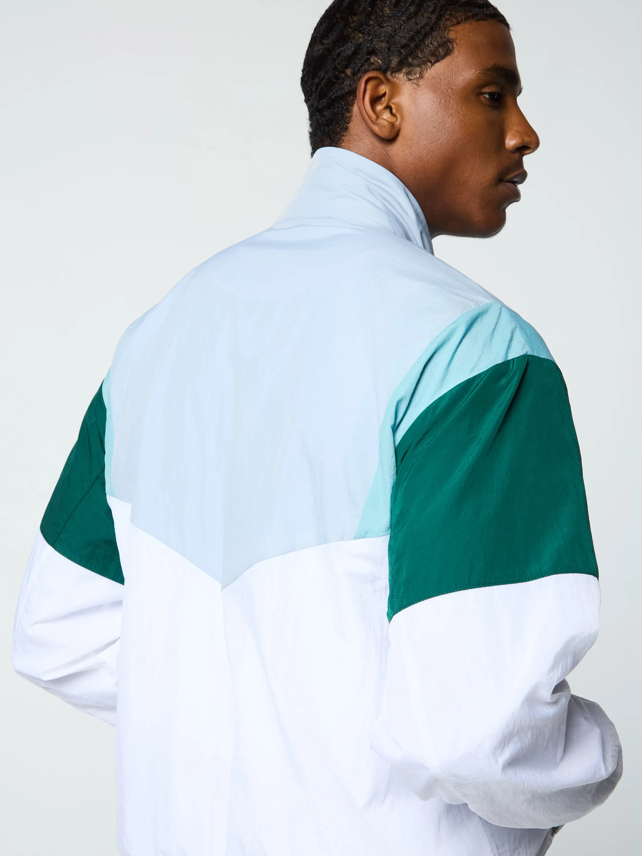 Angolo Track Jacket- Brilliant White