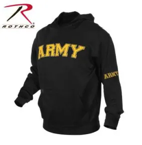 Army Embroidered Pullover Hoodie