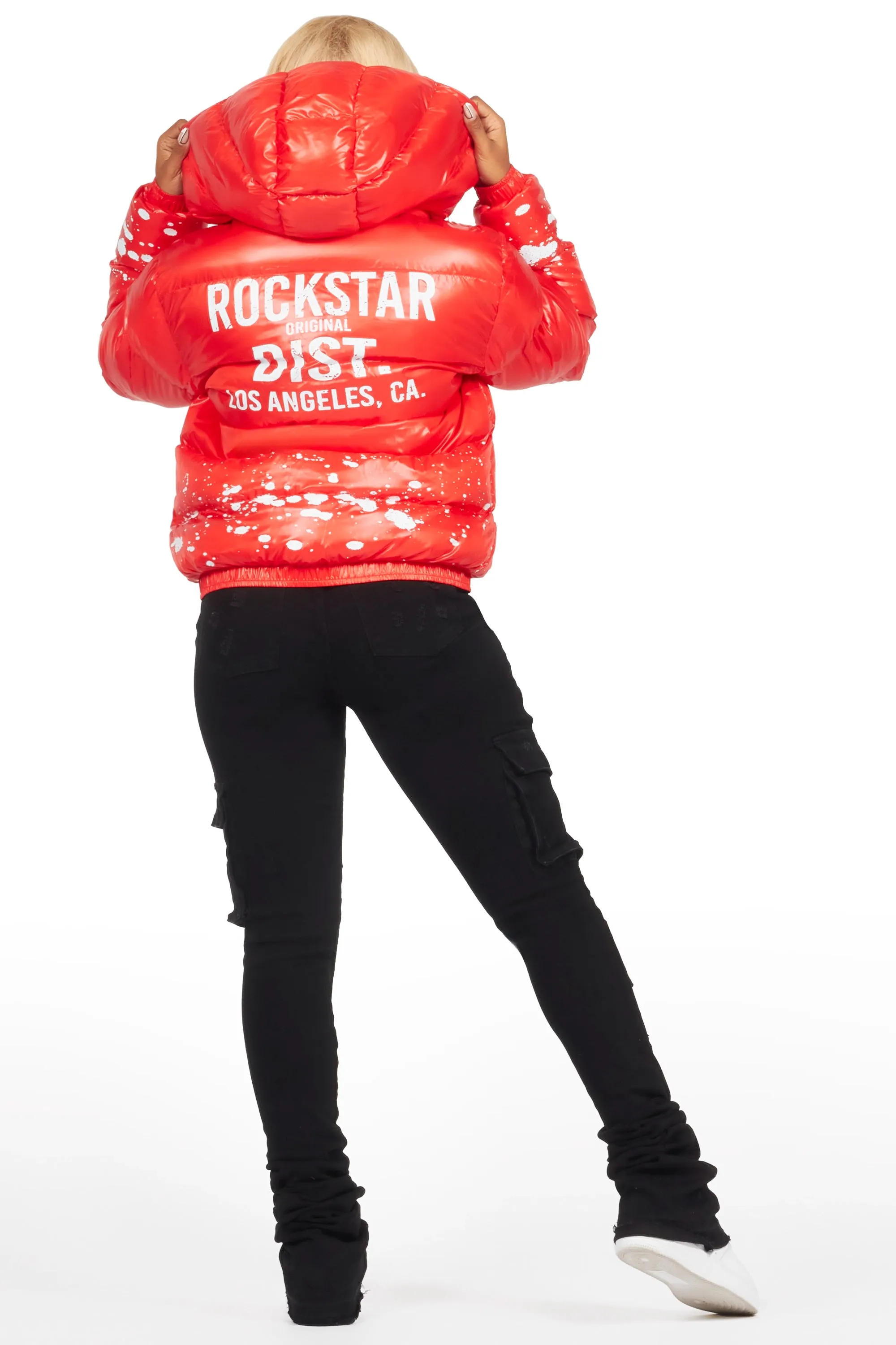 Art Dist. 2.0 Red Puffer Jacket