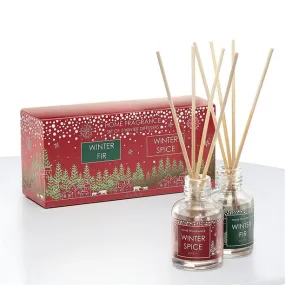 Avon Home Christmas Fragrance Set of 2 Winter Diffusers / Box***