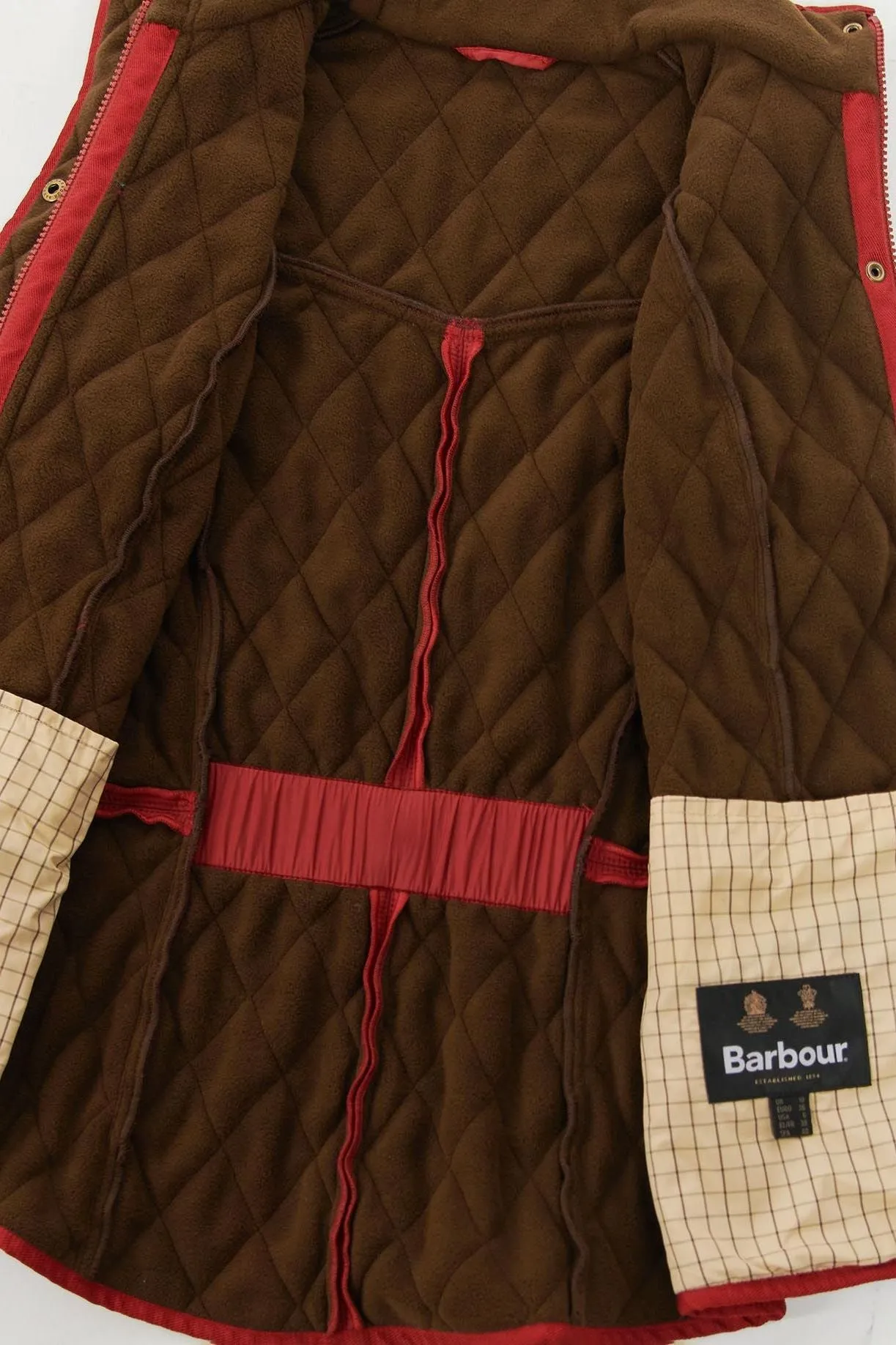 Barbour gilet ladies Cavalry in warm dark red LGI0016RE31