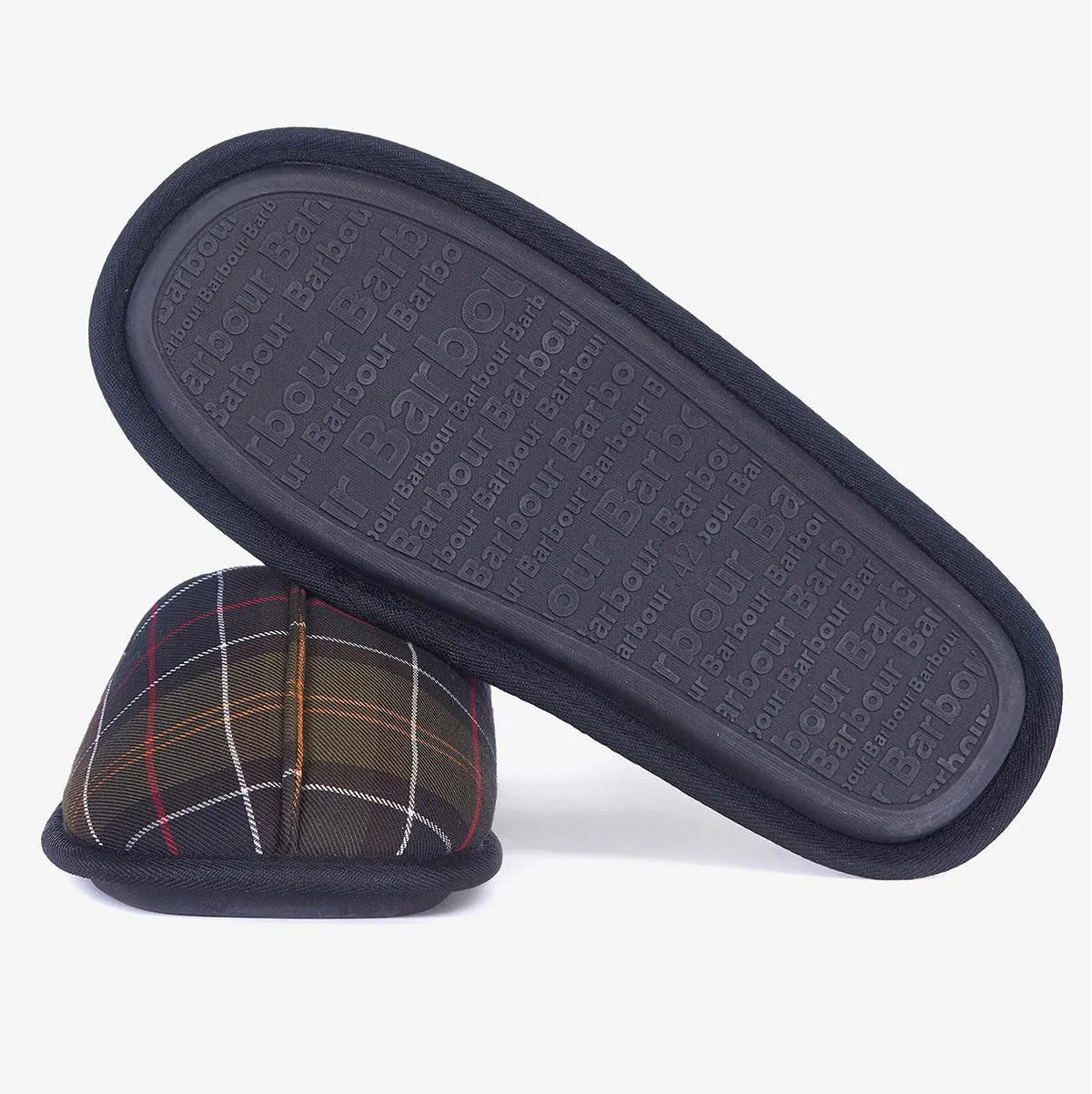 Barbour Men's Young Slippers in Classic Tartan