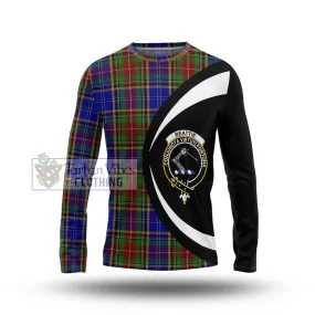 Beattie Tartan Long Sleeve T-Shirt with Family Crest Circle Style