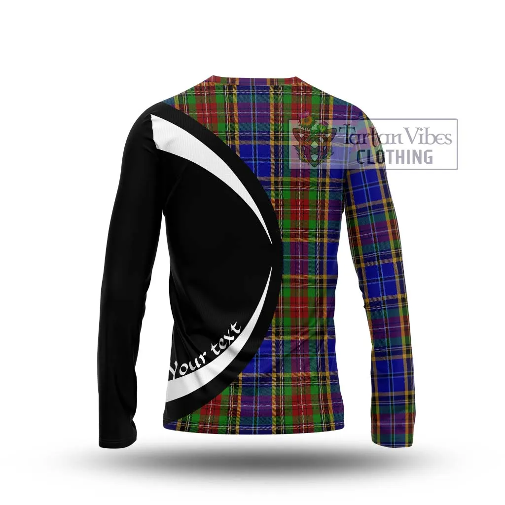 Beattie Tartan Long Sleeve T-Shirt with Family Crest Circle Style