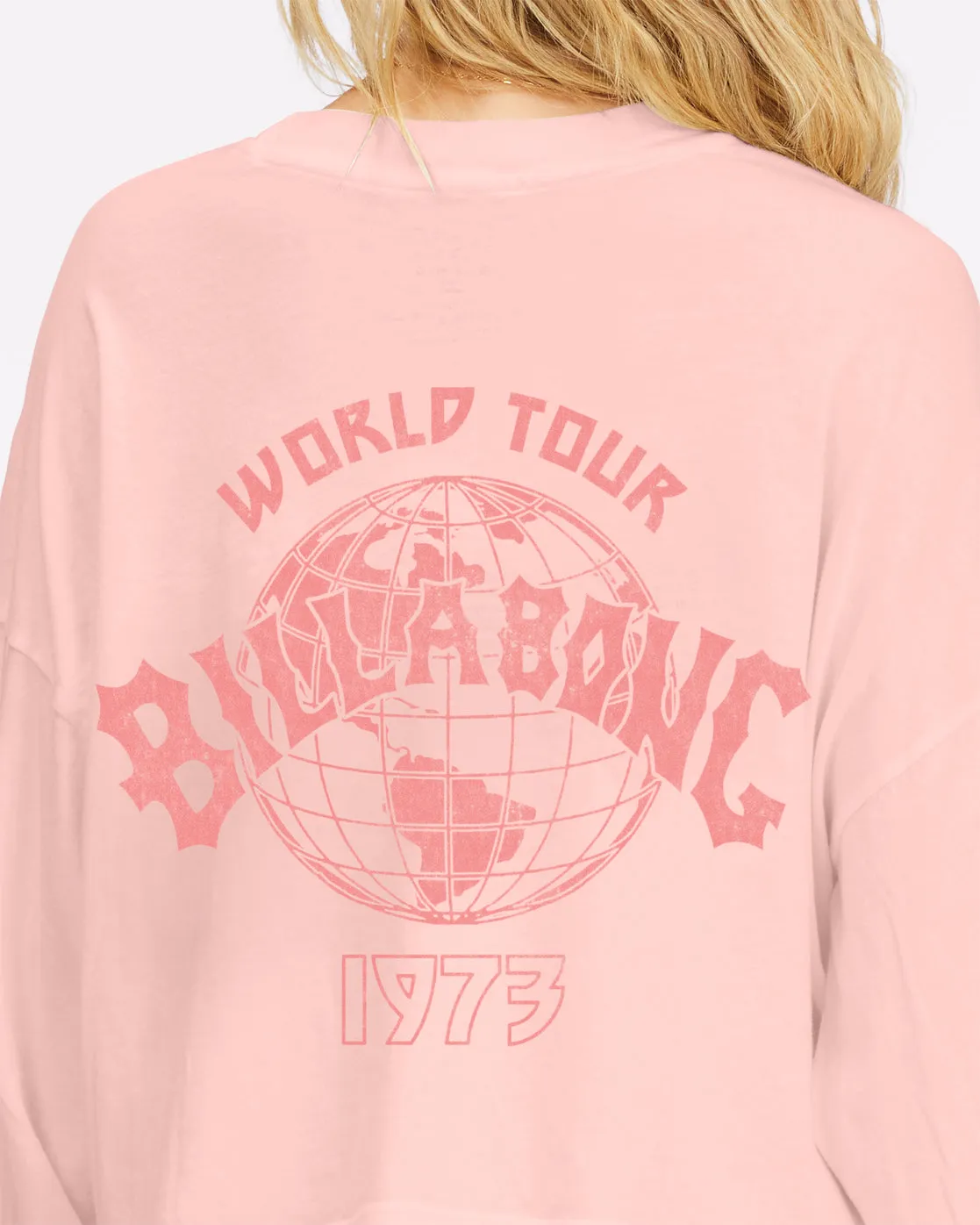 Billabong Lovers Of The Sun L/S Tee-Peach Pit