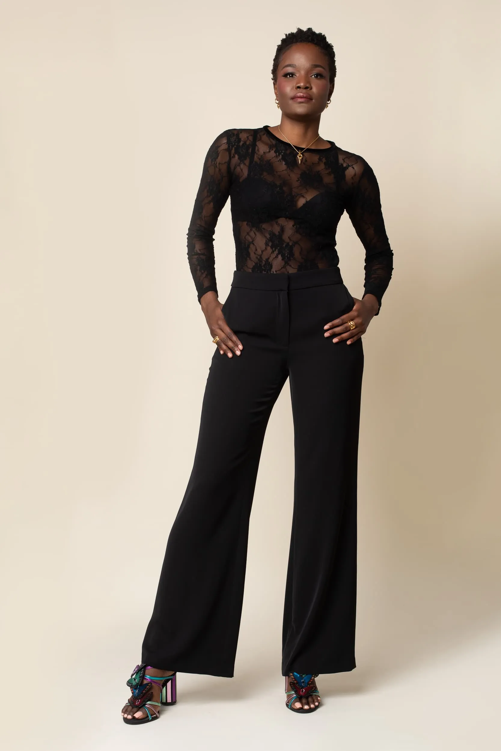 Black Wide Leg Pant