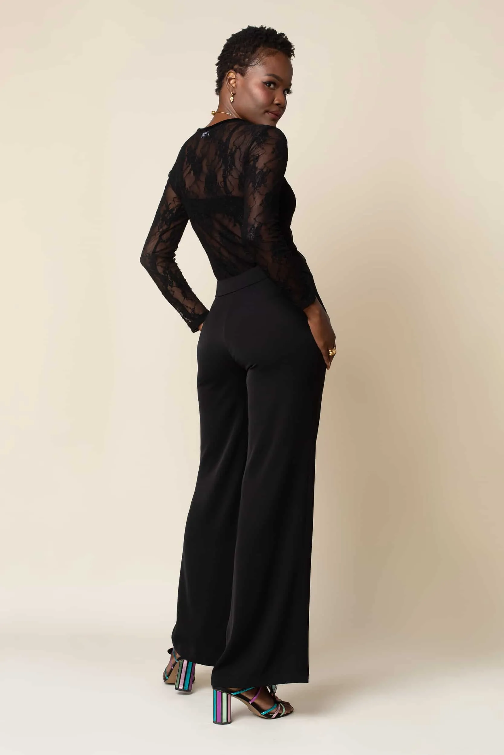 Black Wide Leg Pant