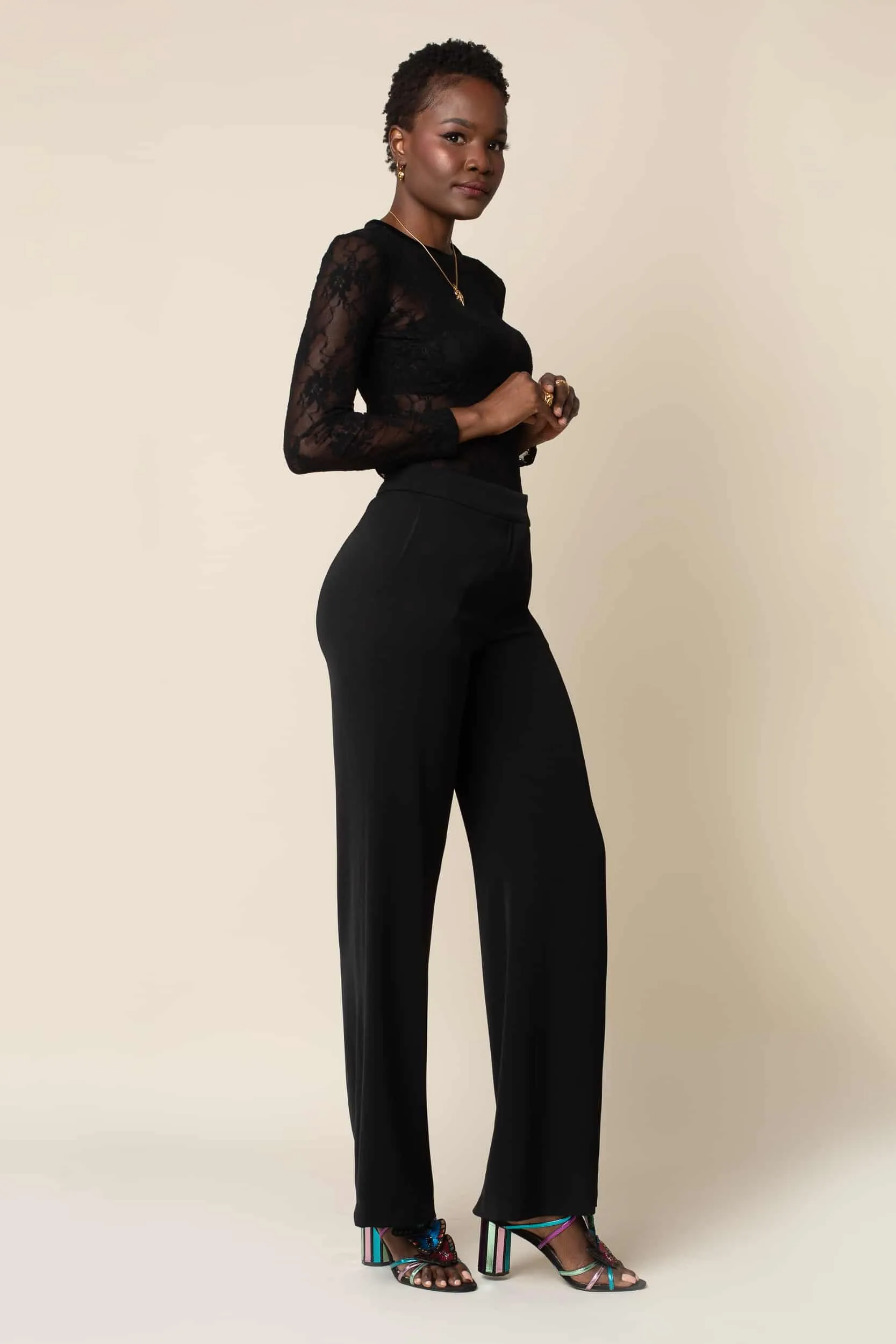 Black Wide Leg Pant