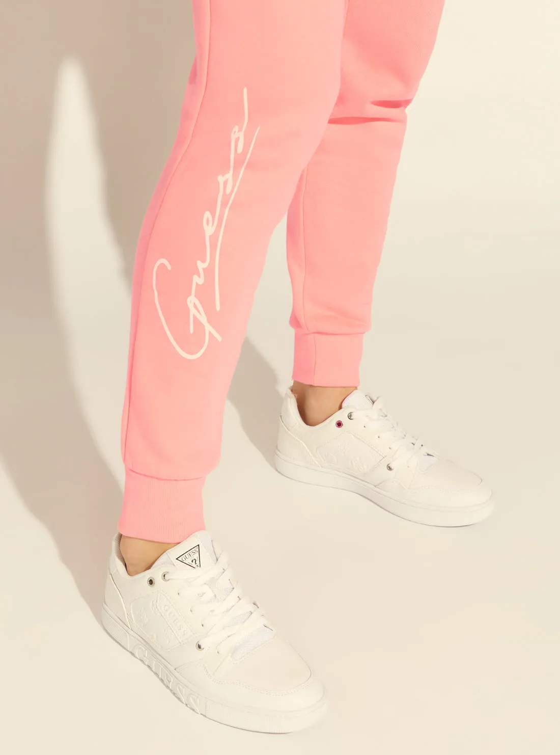 Blush Pink Dottie Jogger Pants