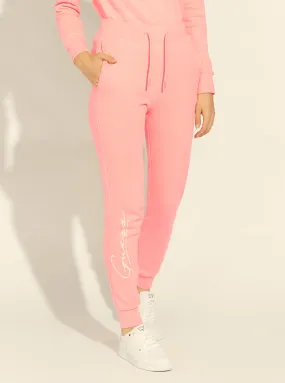 Blush Pink Dottie Jogger Pants