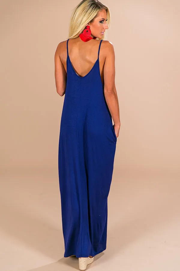 Boardwalk T-Shirt Maxi in Navy