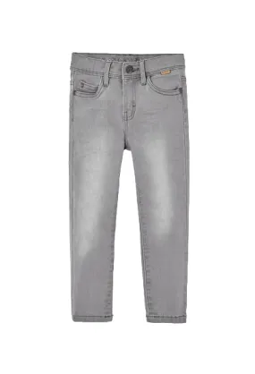 Boboli Pantalone denim elastico per ragazzo 590048 grigio