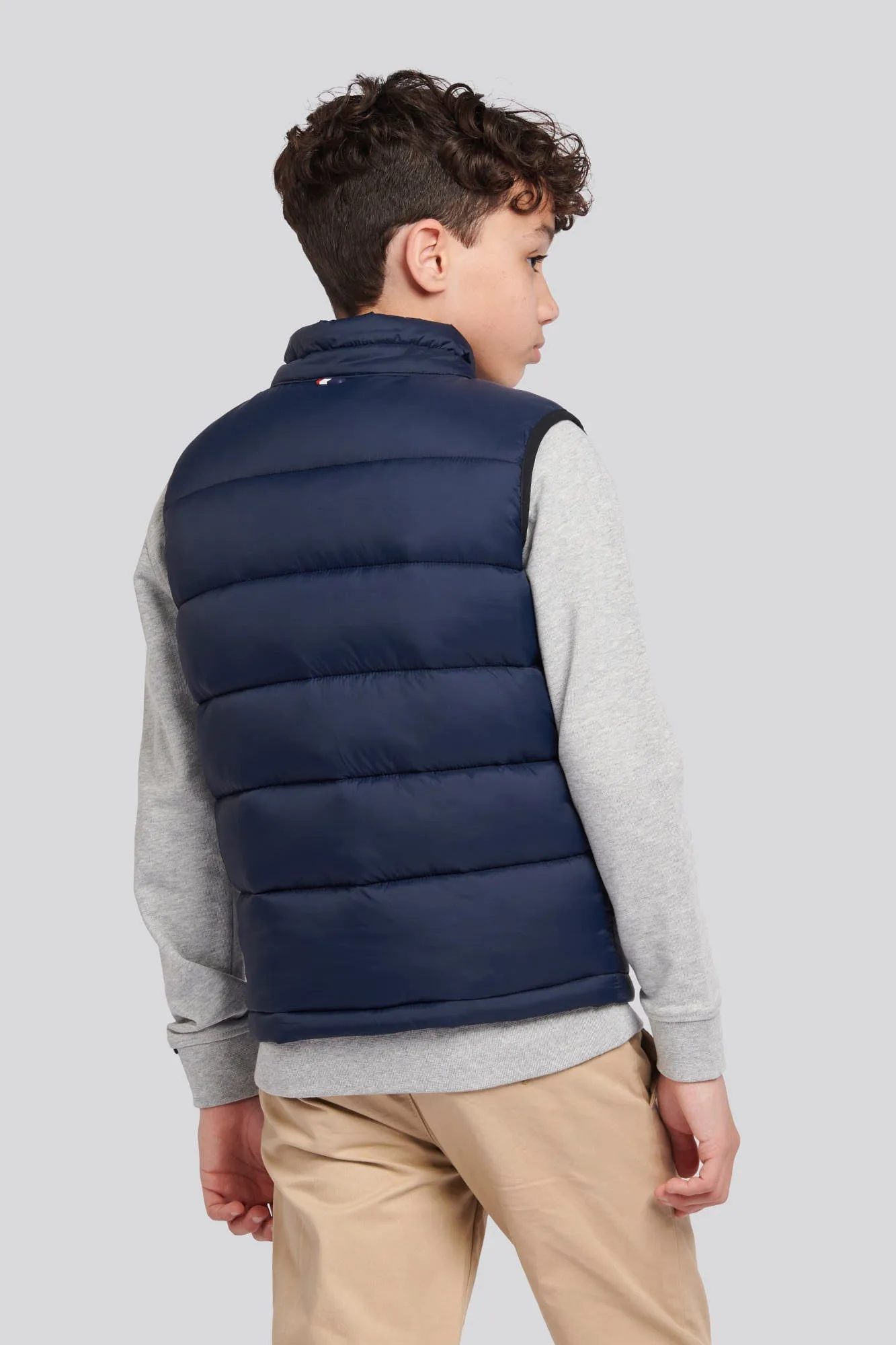 Boys 3D Tape Gilet in Dark Sapphire Navy