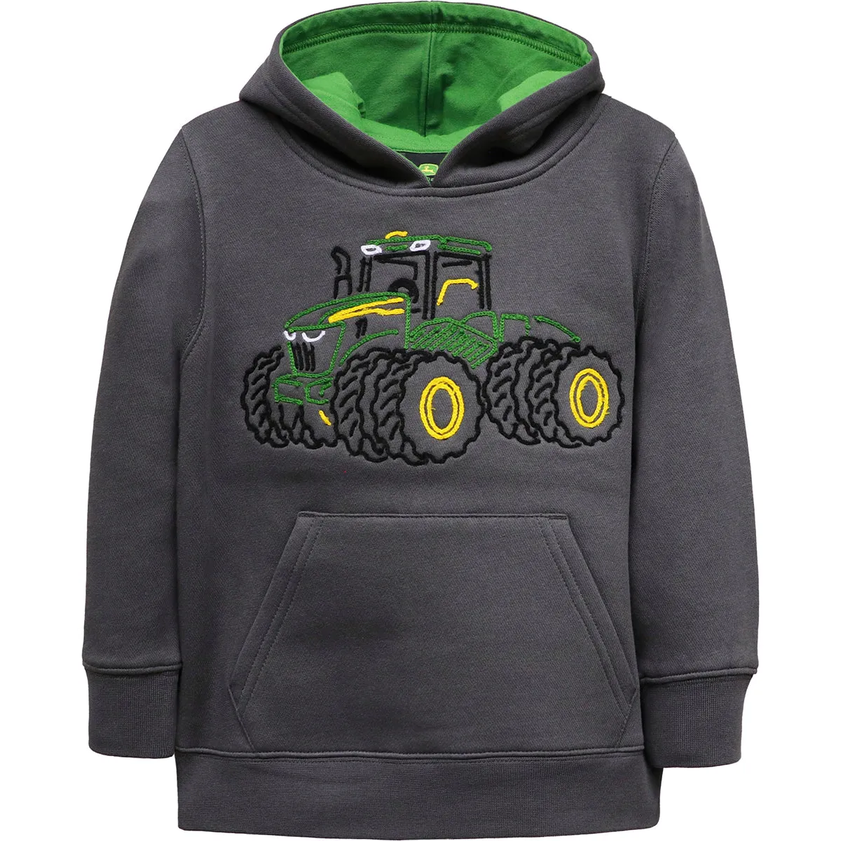 Boys' Chain Stitch Tractor Pullover Fleece Hoodie J2J572HC