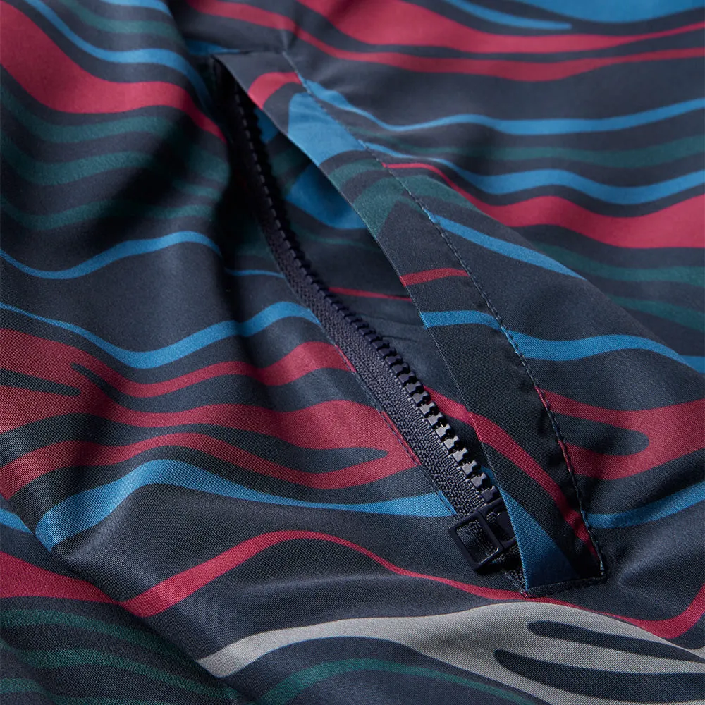 BY PARRA TRACK FLOW TRACK JACKET // NAVY BLUE