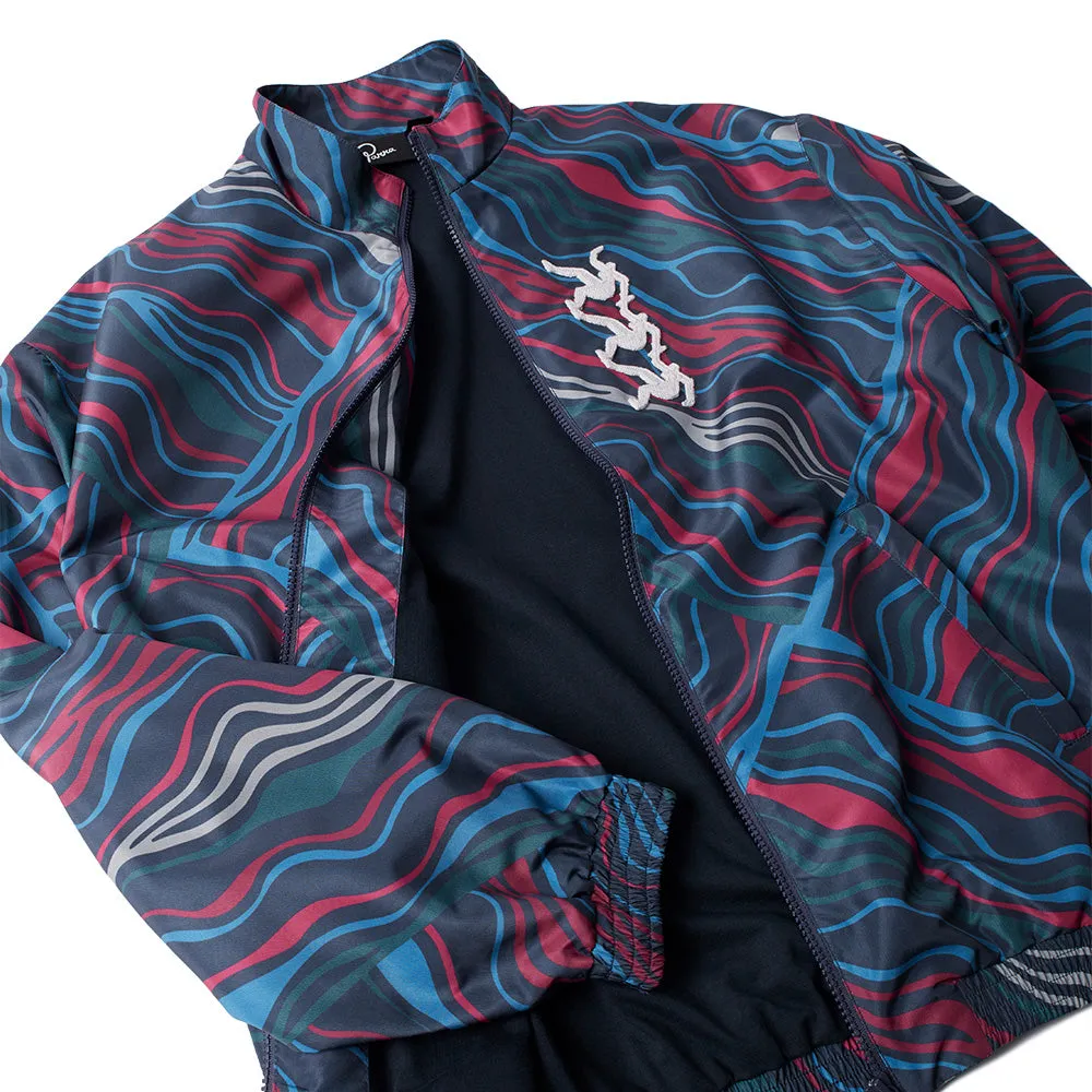 BY PARRA TRACK FLOW TRACK JACKET // NAVY BLUE