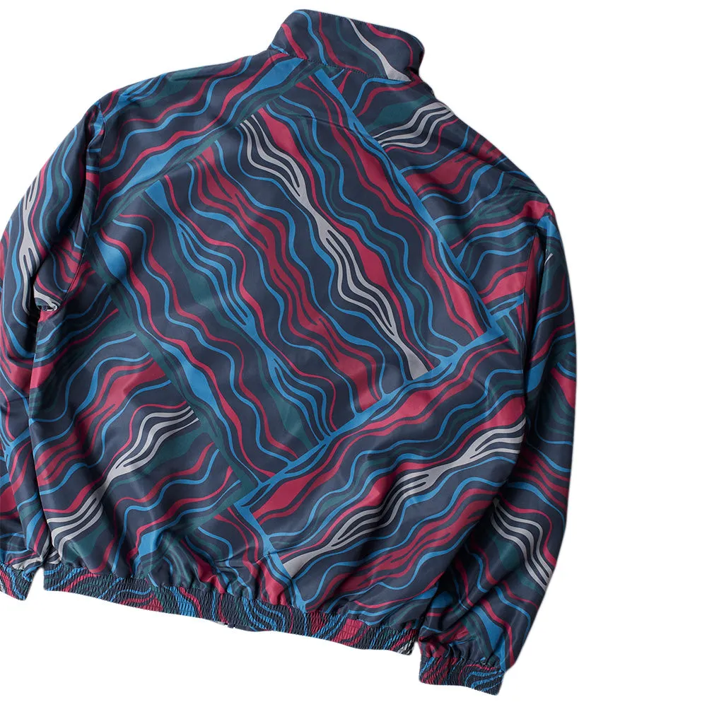 BY PARRA TRACK FLOW TRACK JACKET // NAVY BLUE