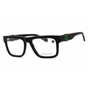 Calvin Klein Jeans Unisex Eyeglasses - Black Square Full Rim Frame | CKJ23647 001