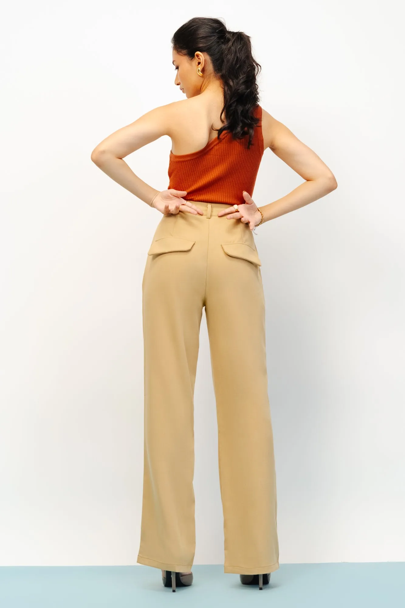 Caramel Soft Korean Pants