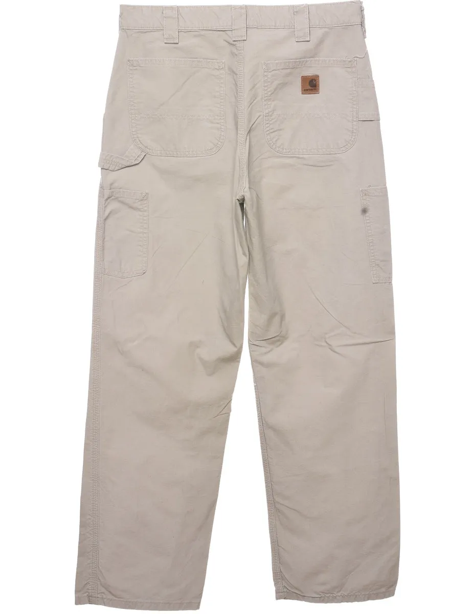 Carhartt Beige Workwear Jeans - W34 L32