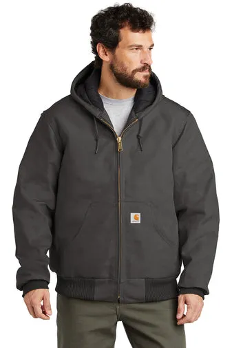 Carhartt ® CTSJ140 Quilted-Flannel-Lined Duck Active Jac