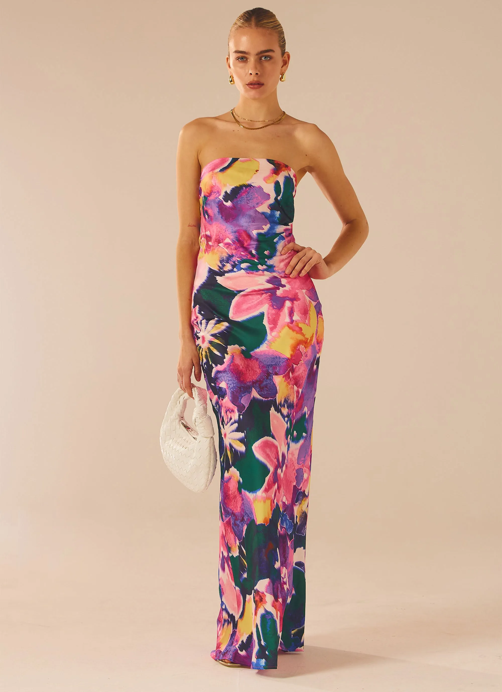 Carried Away Maxi Dress - Candy Bouquet