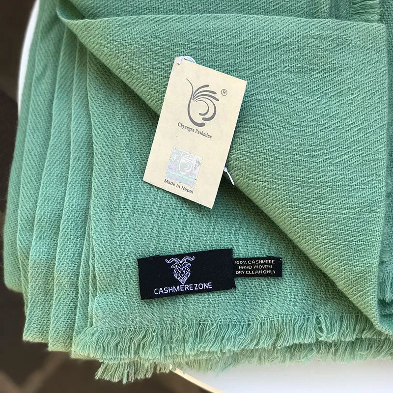 Cashmere Blanket Mint Green