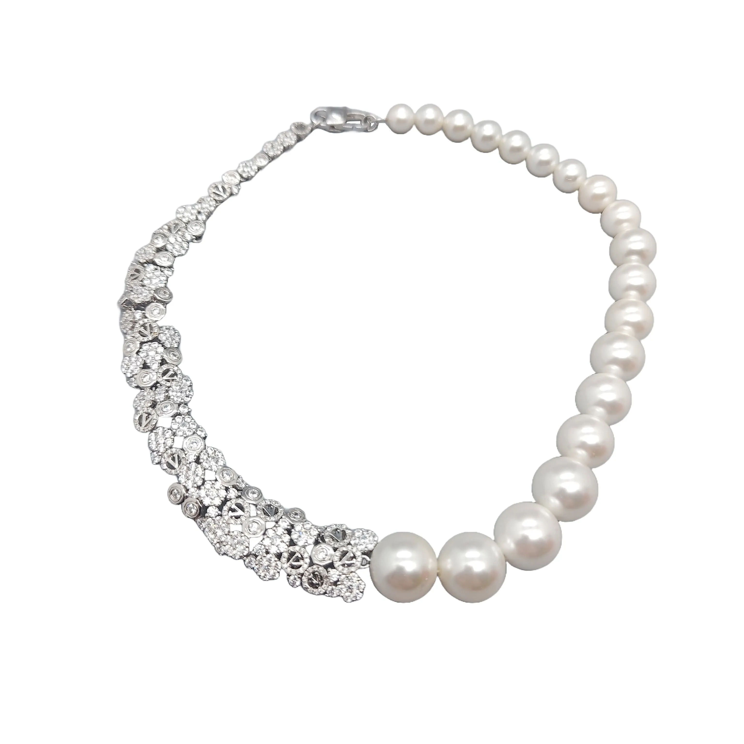 Cherry Blossom Girl 18K Pearl Necklace