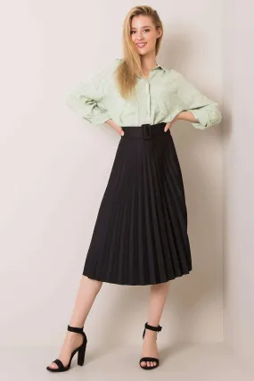 Chic Italian Style Pleated Skirt