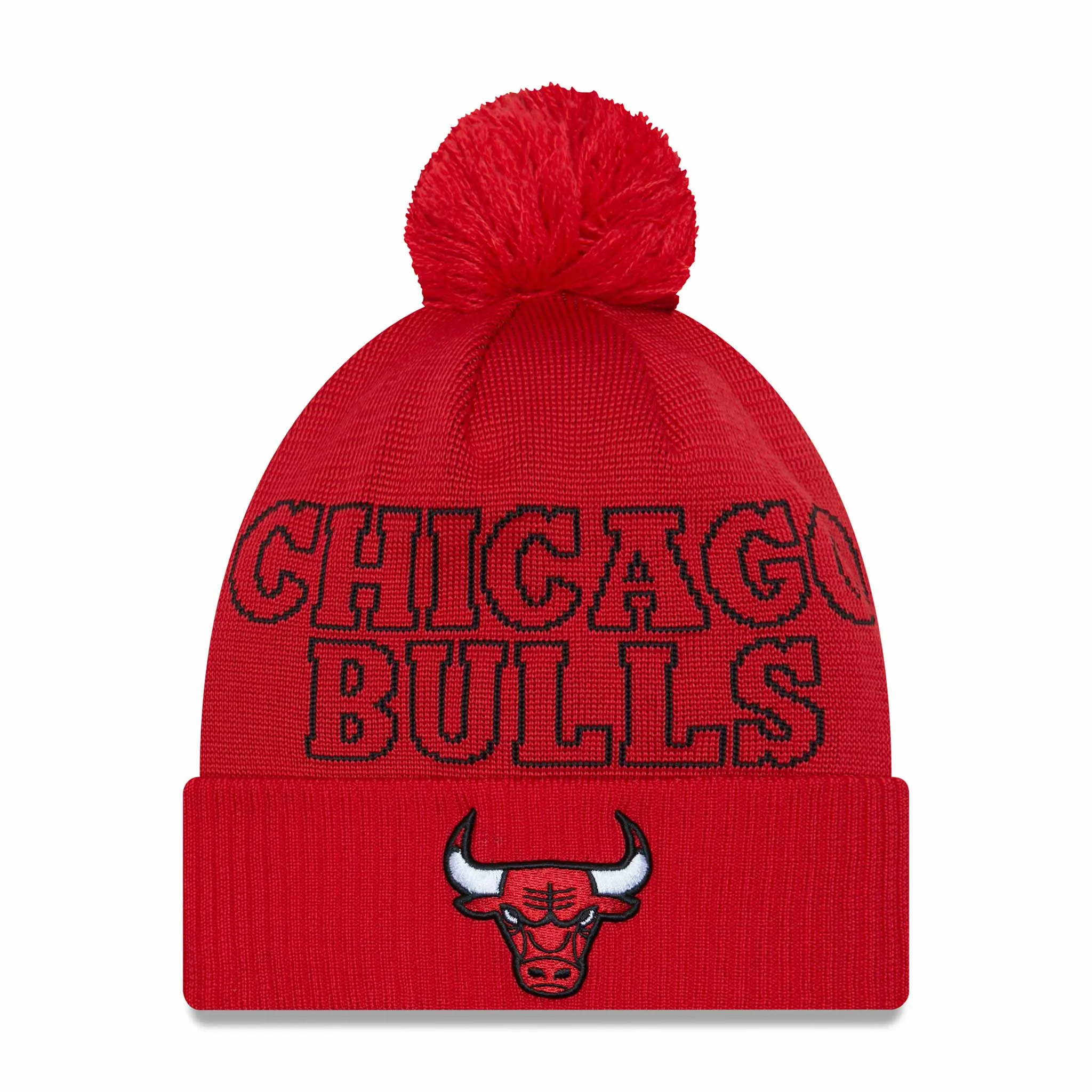 Chicago Bulls 2023 Draft Pom Knit Hat