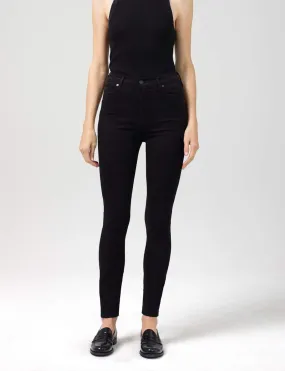 Chrissy Highrise Skinny, Plush Black