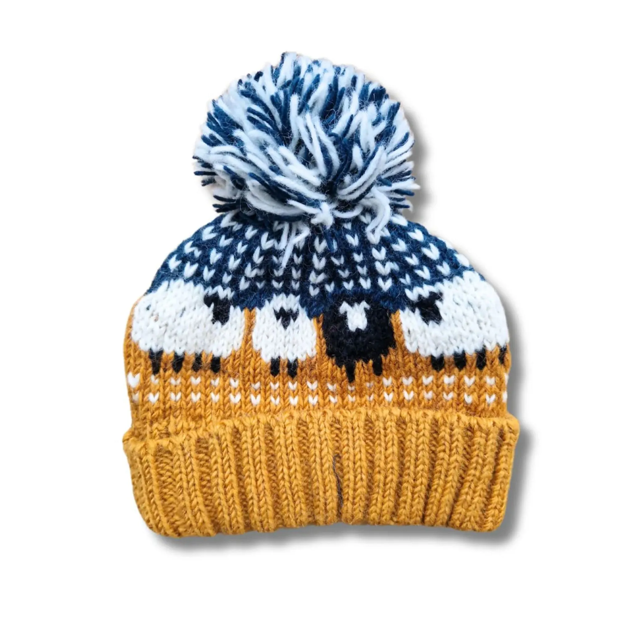 Chunky Sheep Fairtrade Bobble Hat