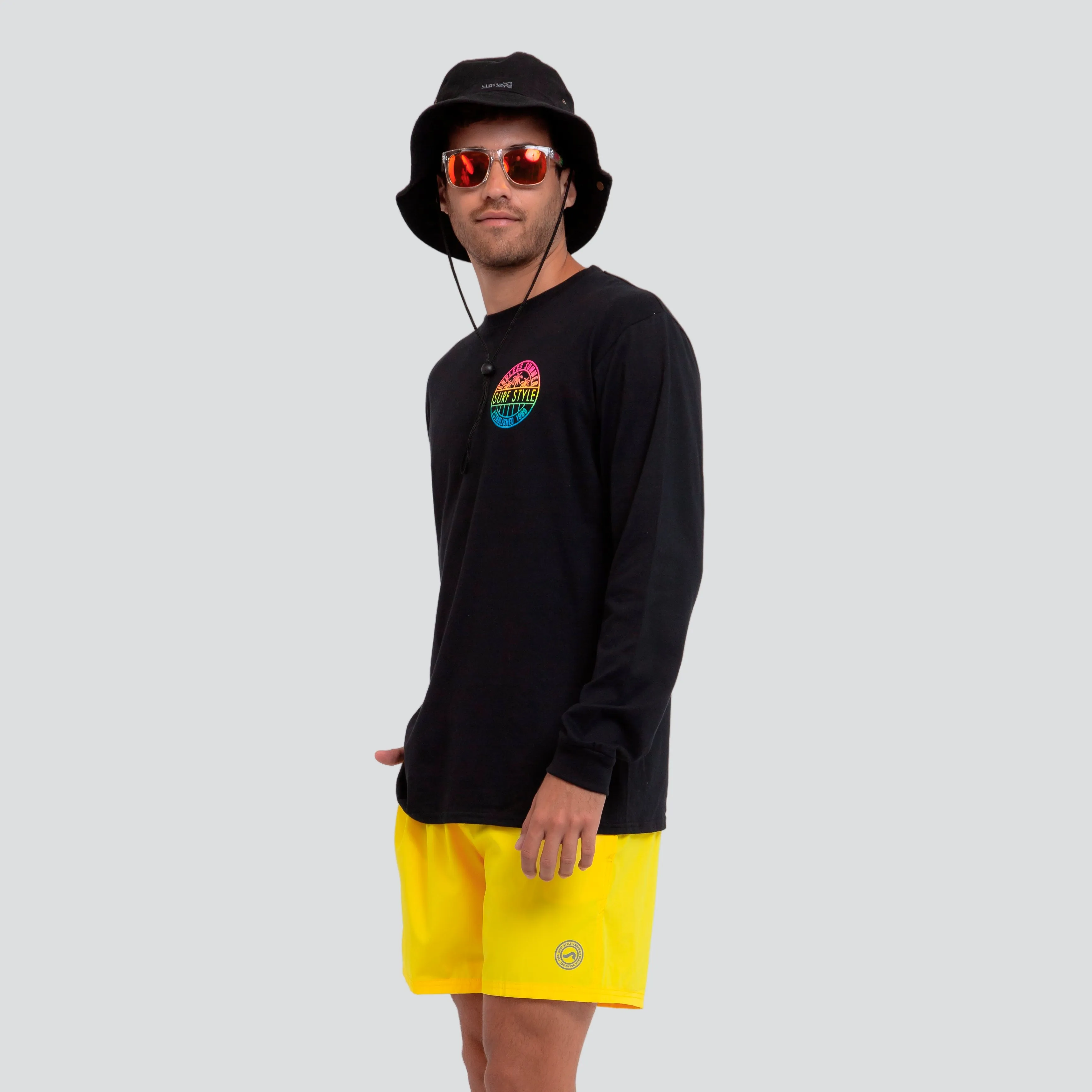 Circle Palm Long Sleeve T-Shirt