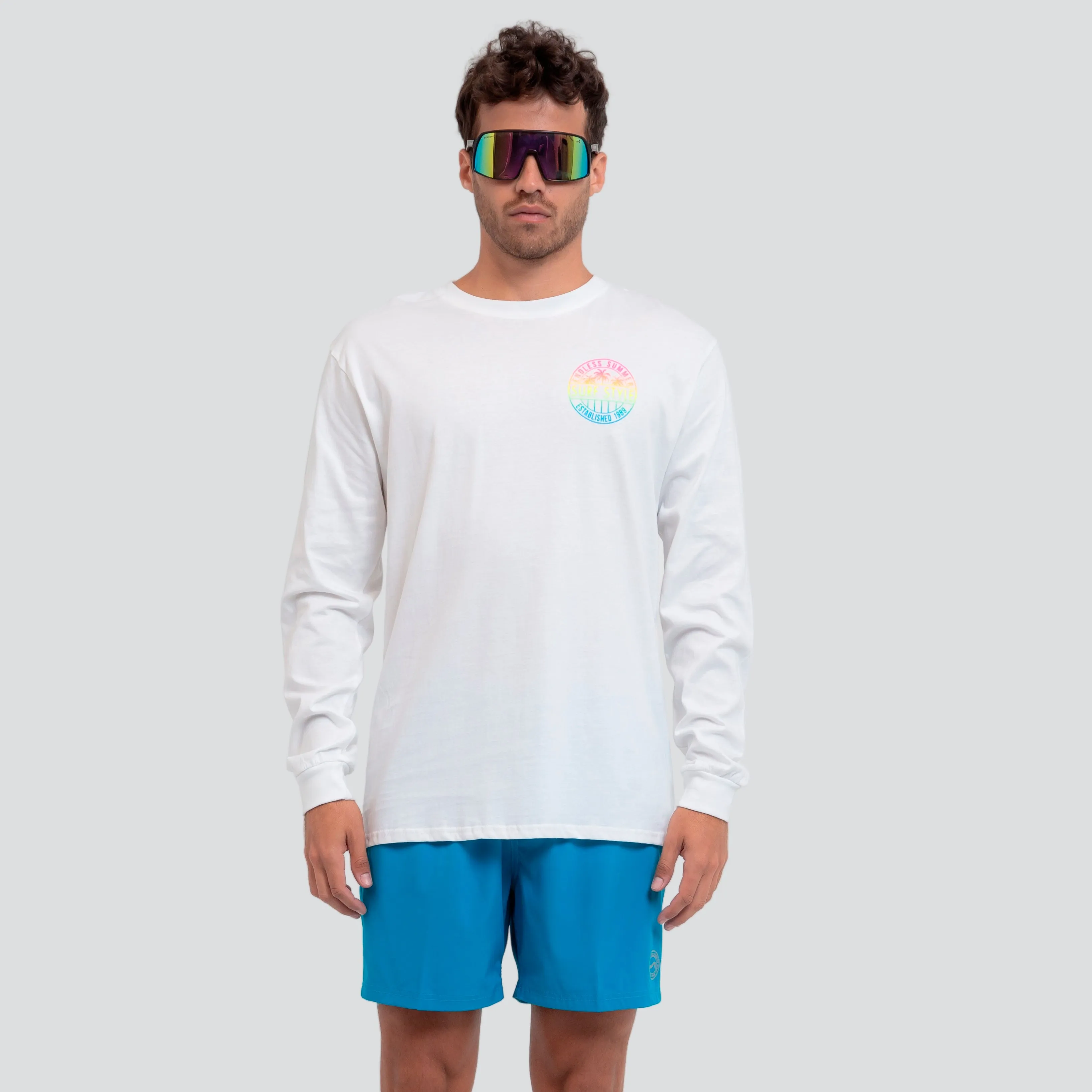 Circle Palm Long Sleeve T-Shirt