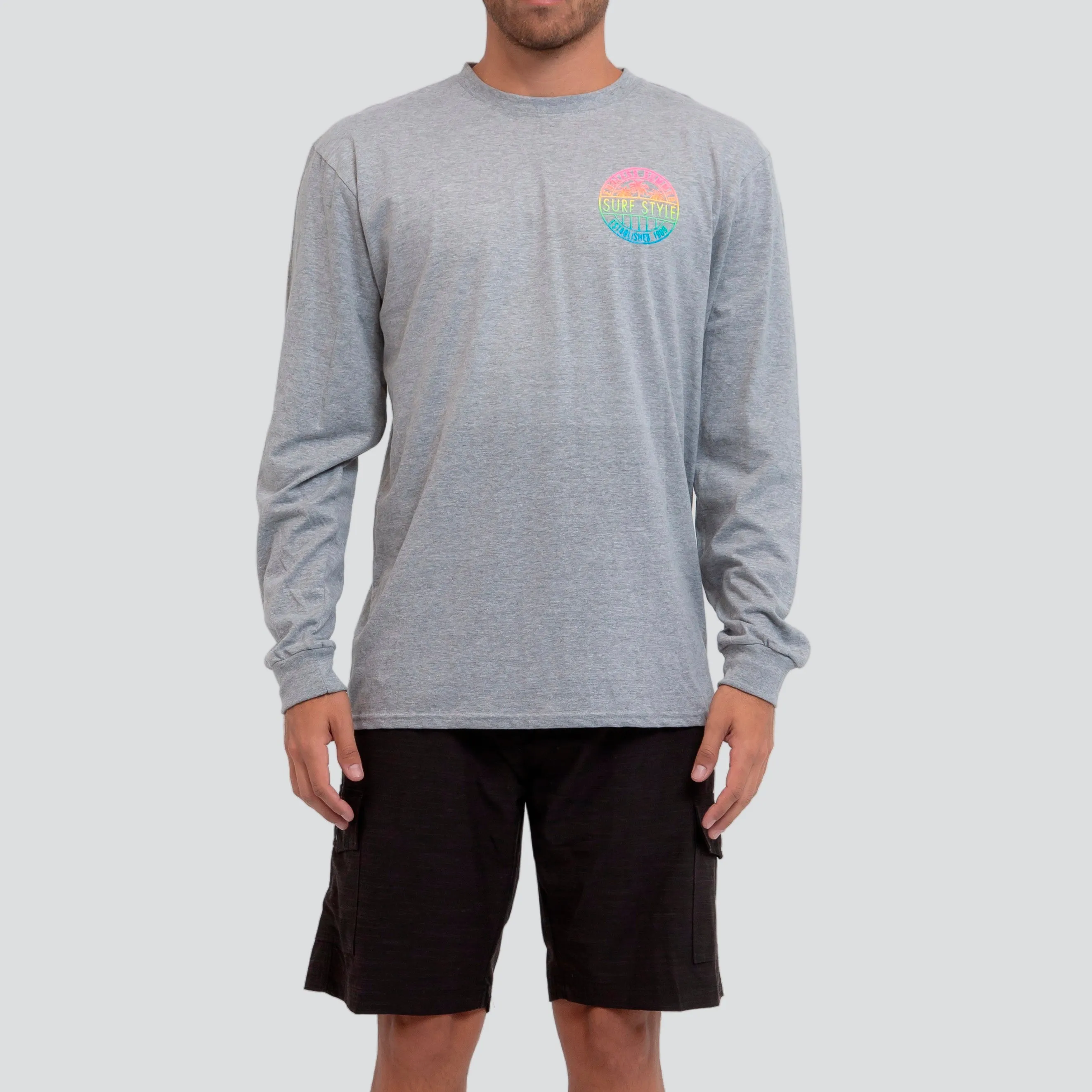 Circle Palm Long Sleeve T-Shirt