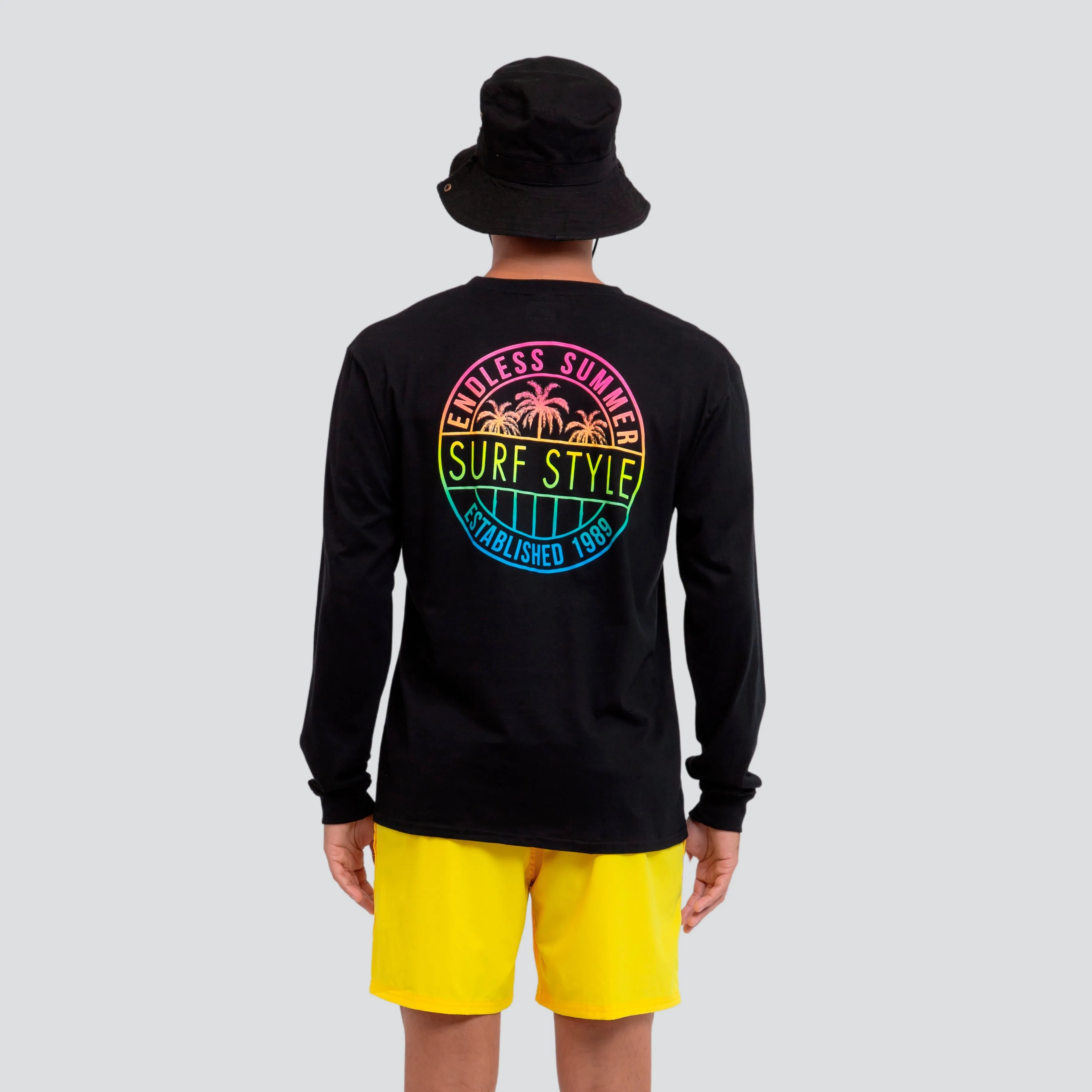 Circle Palm Long Sleeve T-Shirt