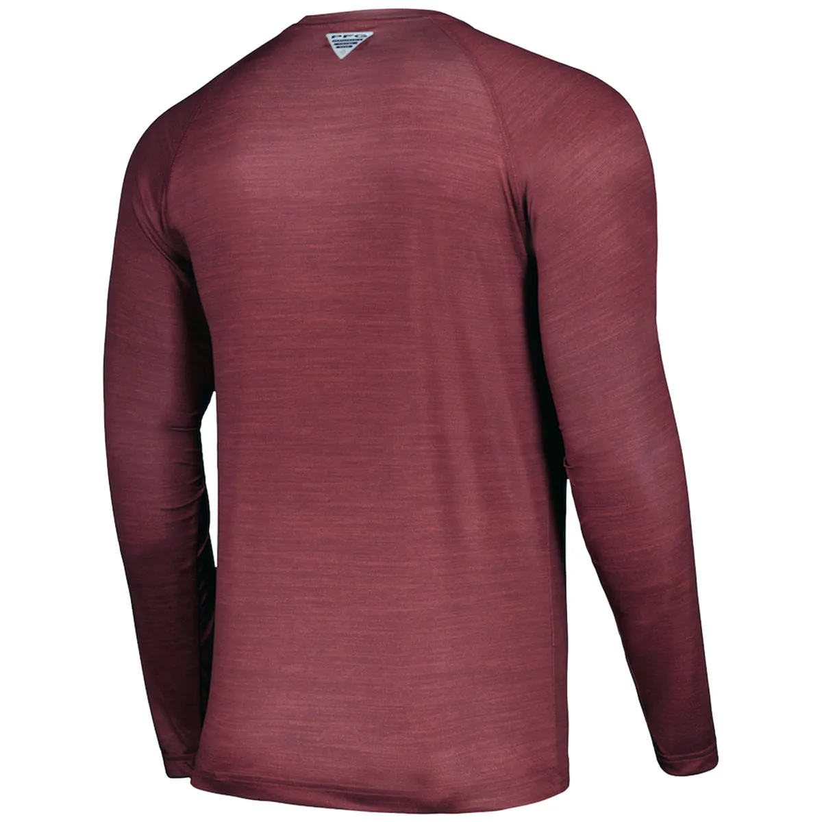 Columbia Men's Stacked FSU Terminal Tackle Long Sleeve Shirt - Heathered Garnet