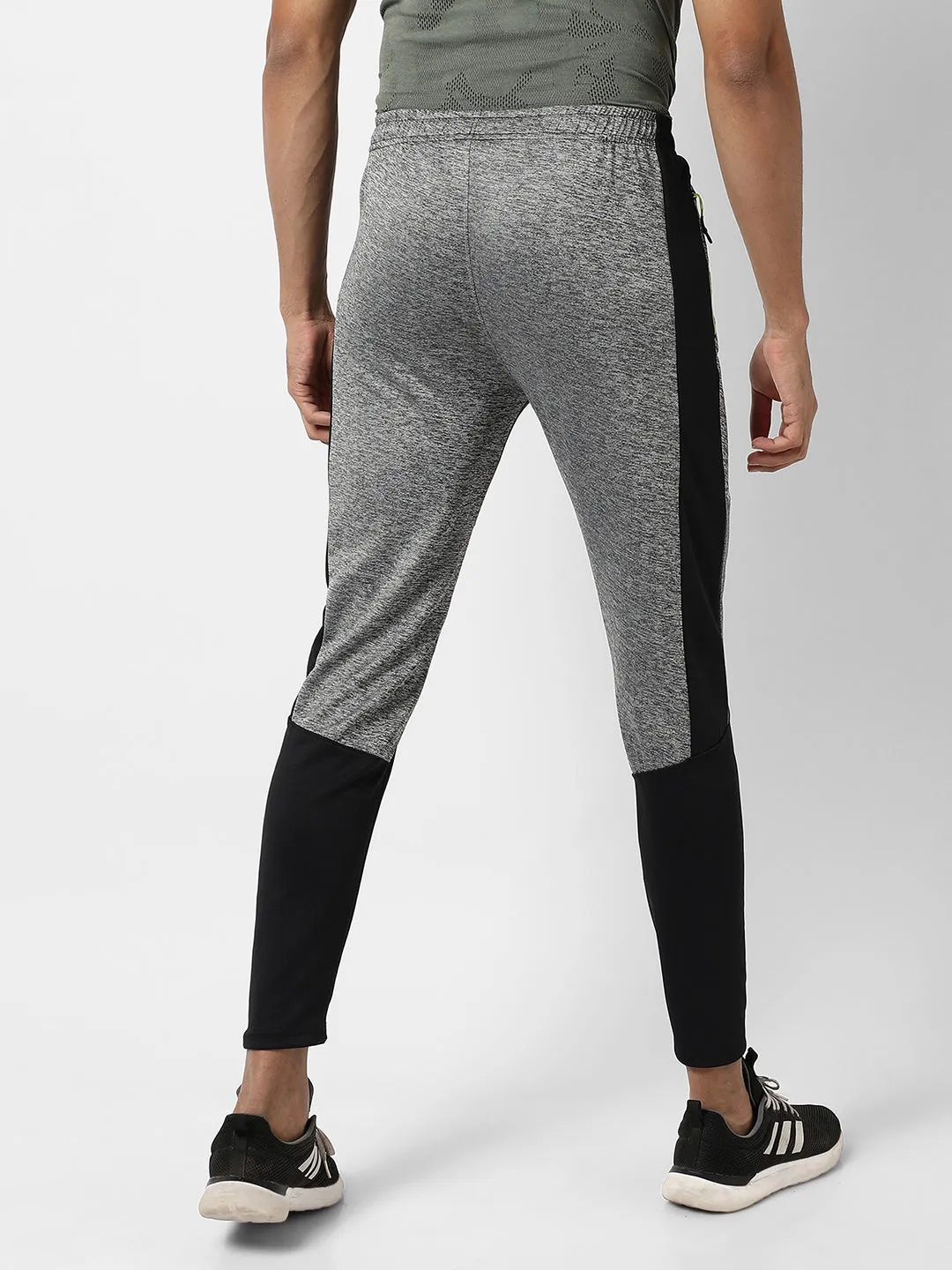 Contrast Heathered Trackpants